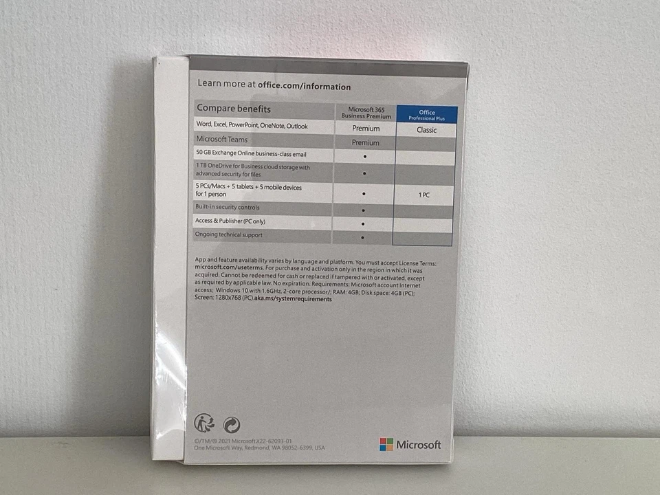 Original Microsoft Windows Professional Plus 2021 - USB Aktivierungsschlüssel - versiegelt - Bild 2 von 4