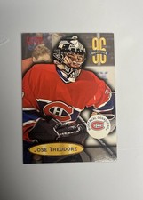 Fleer 1996-97 NHL Rookie Jose Theodore Montreal Canadiens #134 Vintage Card. rookie card picture