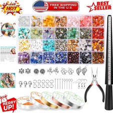 1660-Piece Crystal Bead Jewelry Kit with 28 Colors - Perfect for DIY Enthusiasts