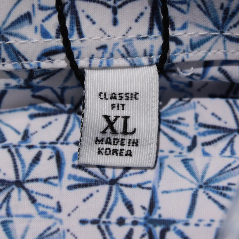 Robert Graham NWT Shields Casual Button Down Shirt Size XL Classic Blue/White - Image 4 of 4