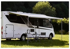 Thule Omnistor 5200 Markise, Länge 2,6 m, Weiß, Tuch Mystic Grau