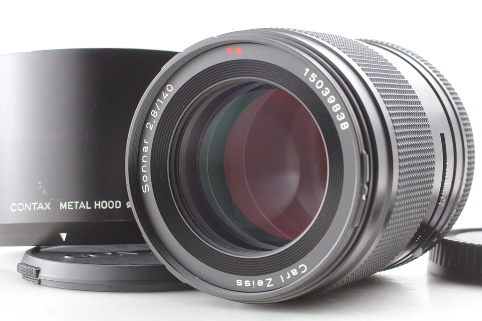 [MINT w/ Hood] Contax Carl Zeiss Sonnar T* 140mm f/2.8 Lens For 645 From JAPAN - Image 4 of 4