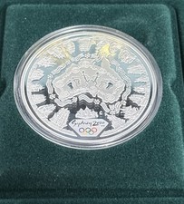 2000 Australia Sydney Olympic Silver ( 99.9% ) $5 Coin Sea Change Settlement