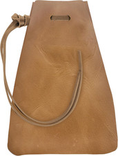 Leather Drawstring Pouch, Coin Bag, Medicine Tobacco Pouch Medieval Reenactment