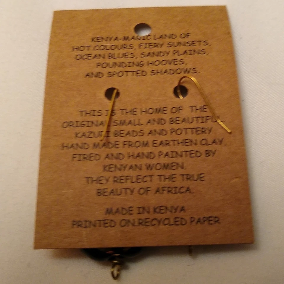 Brincos Kazuri. NOVO - Imagem 4 de 4