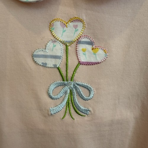 Ishtex Girls Flower Heart Bouquet Pastel Easter Spring Summer Set Sz 5 NWT - Picture 11 of 13