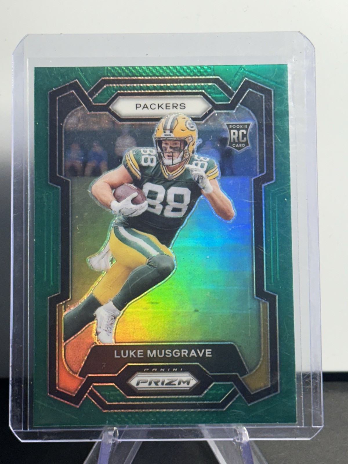 2023 Panini Prizm Luke Musgrave #337 Green Prizm