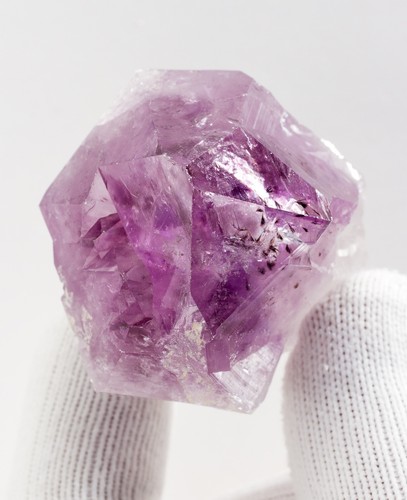 Piedra de cristal de cuarzo amatista natural grado A púrpura Reiki 2,51" H1430 - Imagen 6 de 12