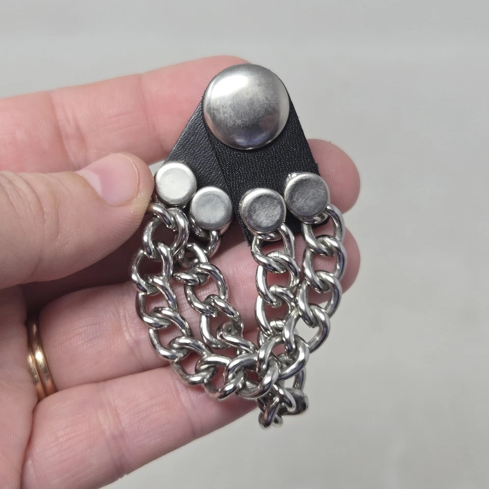 Motorcycle Vest Extenders Double Chain Biker Set of 2 - Bild 4 von 4