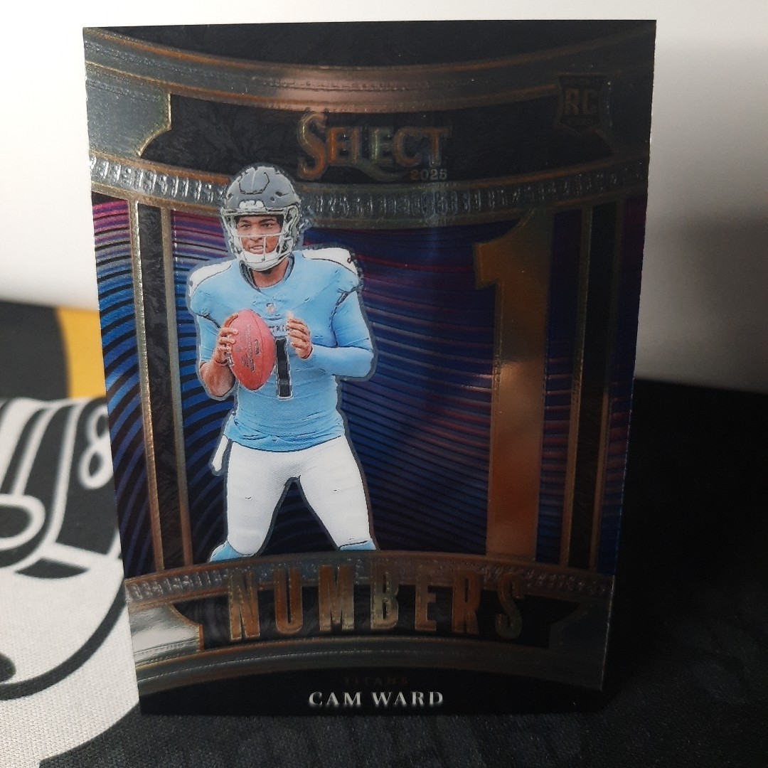 2025 Panini Select - Select Numbers Cam Ward #24 (RC)
