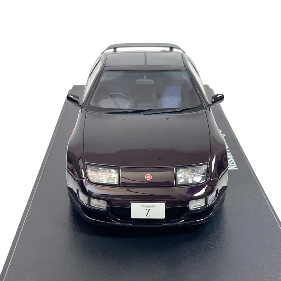 Modellino Auto Kyosho Samurai 1/18 Nissan Fairlady Z Version R 2by2 Purple - Immagine 2 di 4