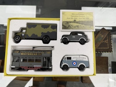 CORGI CLASSICS 50TH ANNIVERSARY D DAY OP OVERLORD 4 VEHICLE SET #39 Of 8000
