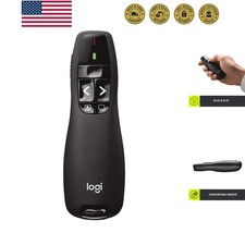 Wireless Presenter R400, USB-A PowerPoint Cli...