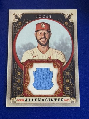   2023 Topps Allen & Ginter Baseball Relic Card #AGRB-PD Paul DeJONG  