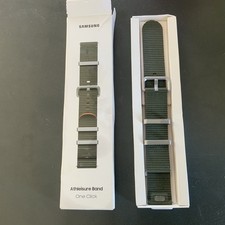 Genuine Samsung Galaxy Watch Athleisure Band, 20mm, S/M, Green, for Watch7/6/5/4