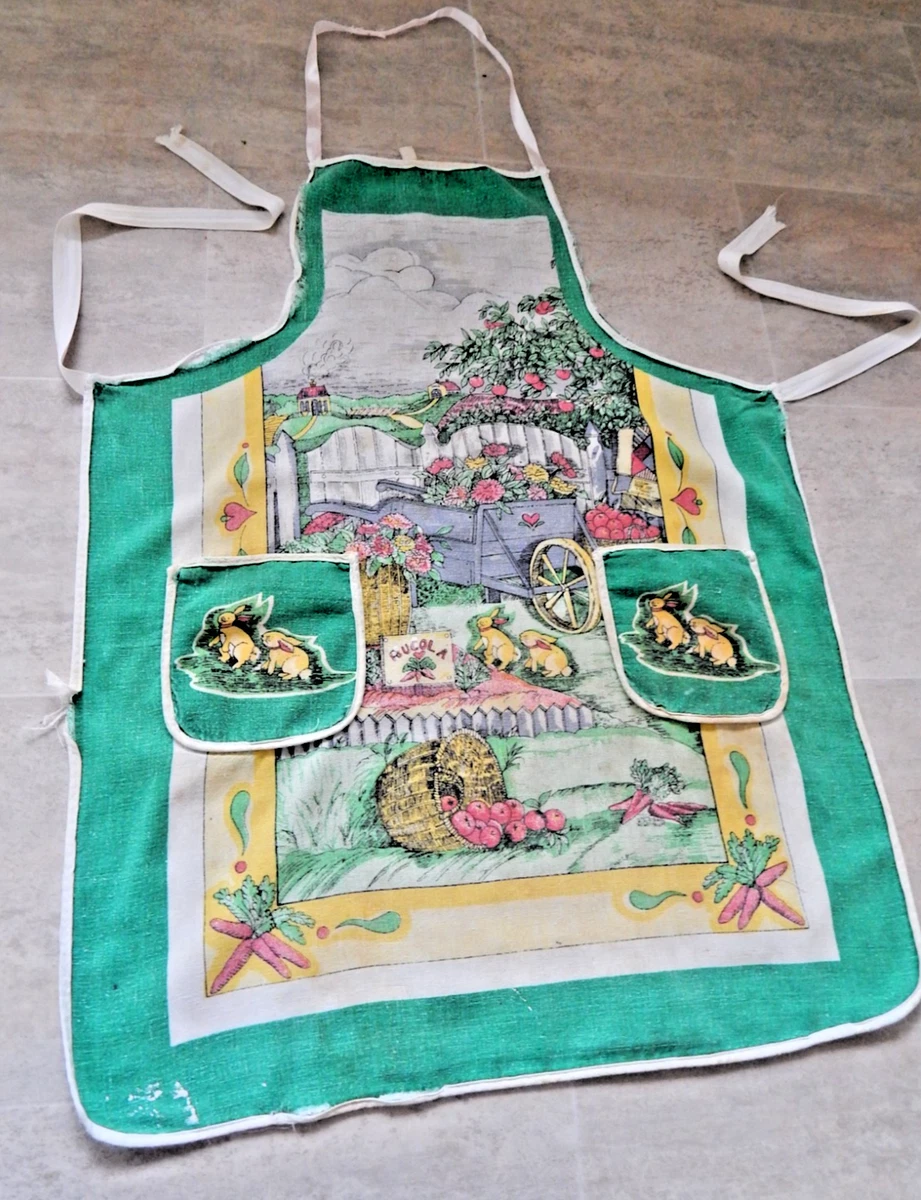 Vintage 1950s Apron in Kitchen Aprons for sale | eBay UK