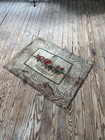 Dated 1884 Antique American Folk Art Hooked Rug Mat, 19th Century 29” x 39” AAFA — photo 6