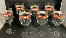 Charlton Hall Classic Traditions by Kobe 8oz GLASSWARE Glass GOBLET - Set Of 7