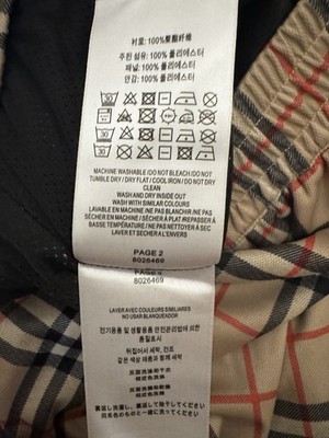 Burberry Vintage Check Print Relaxed Casual Men's Sz M Shorts