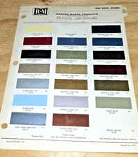 1969 Buick Paint Chips R-m Rm Special Riviera Electra Gs Skylark Wildcat 1969 Buick Paint Chips R-m Rm Special Riviera Electra Gs Skylark Wildcat