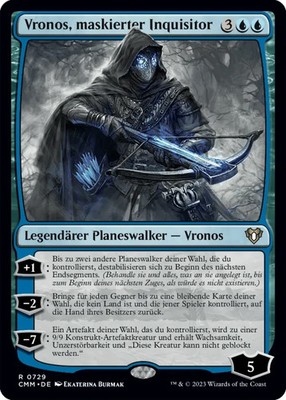 MTG Magic the Gathering Planeswalker Vronos maskierter Inquisitor 0729 rare  de