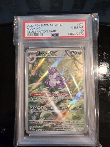 Pokemon 2023 SV Scarlet & Violet 151 Nidoking 174/165 IR Holo PSA 10 EN