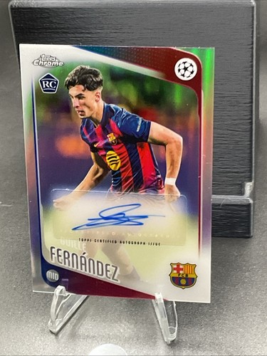 Topps Chrome Ucc 25/26 Guille Fernandez RC Auto