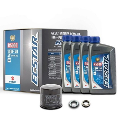 #ad Suzuki New OEM ECSTAR R9000 Full Synthetic Oil Change Kit 4 Quart 990A0 01E40 4K $57.99
