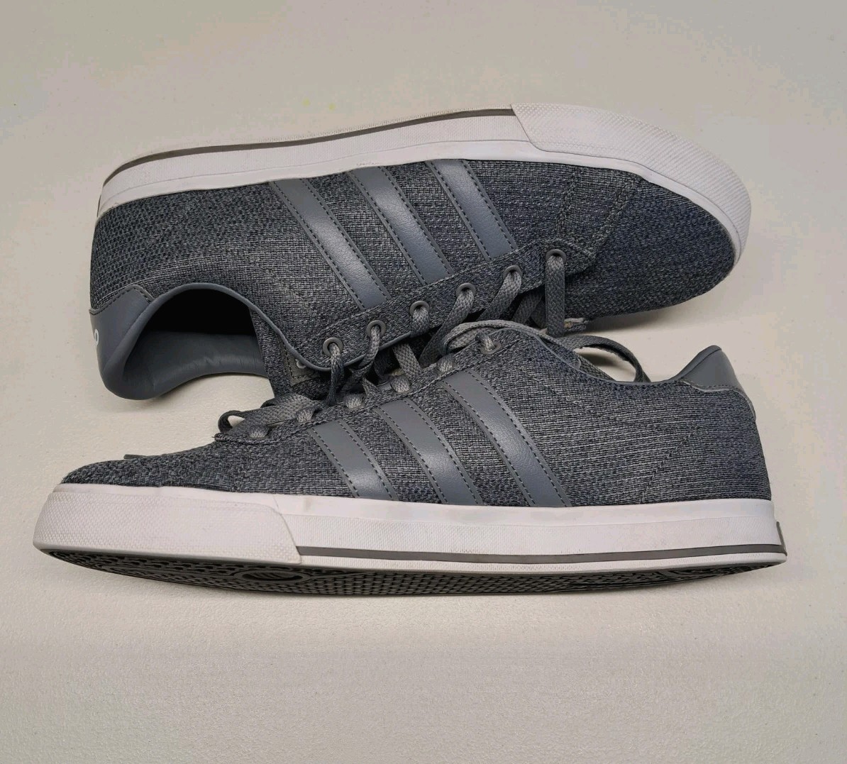 SAOLA Scarpe sneakers casual Adidas uomo Neo Cloudfoam AW4568 grigio taglia 11