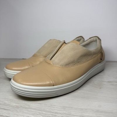 ECCO Soft 7 W Powder Leather Slip-On Sneakers 38EU 7US