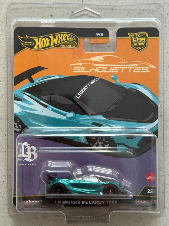Hot Wheels Premium LB-WORKS MCLAREN 720S Silhouettes Liberty Walk LBWK ...