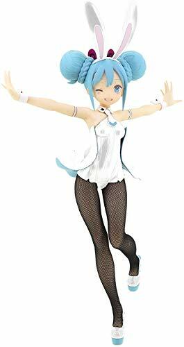 コミック・アニメ BiCute Bunnies Figure - Light blue ver. FuRyu Prize Hatsune Miku BiCute Bunnies Figure White Rabbit Pearl