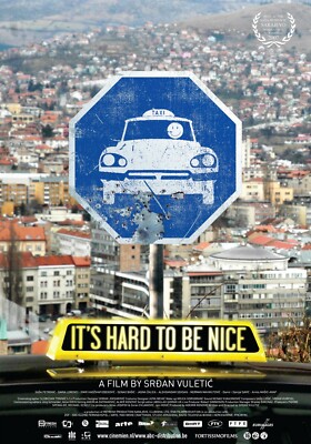 IT ' S   HARD   TO   BE   NICE      filmposter    NL.     gerollt.