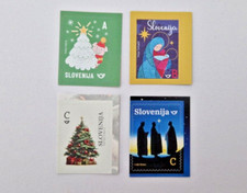 Slovenia stamps from booklet - Christmas/New Year 2023/24