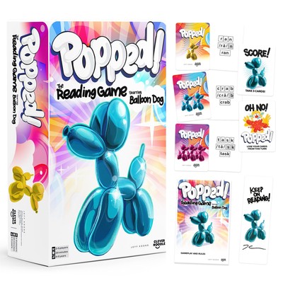 Popped Learning Resources and Fun Card Game - Learn Reading Skills in Weeks -...