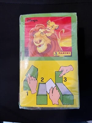 BOITE 100 PACKETS POCHETTES PANINI LE ROI LION DISNEY 1994 SEALED FERMEE NEW - Photo 1/3