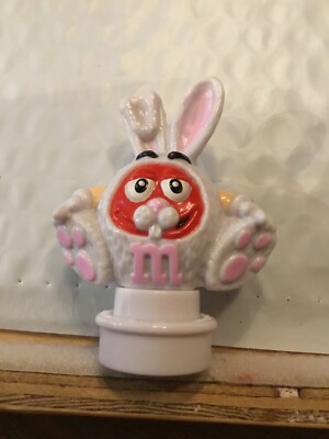 2012 M&Ms Easter Bunny Red Candy Topper
