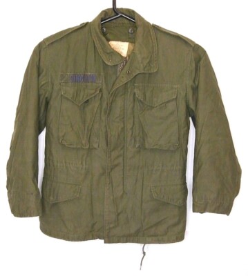 Vintage 80's Military Army Cold Weather Field Jacket W/ Liner