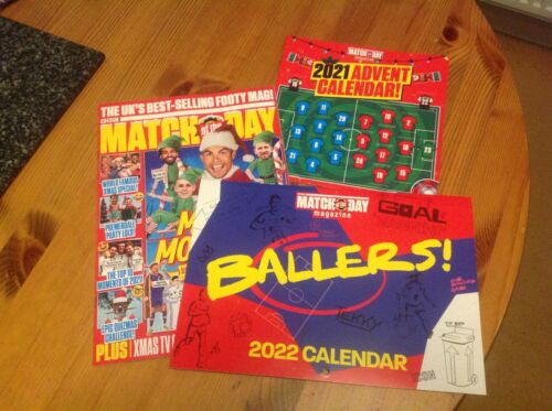 MATCH OF THE DAY 642 8th DEC 2021 CHRISTMAS SPECIAL & FREE 2022 CALENDAR &ADVENT - Afbeelding 1 van 1