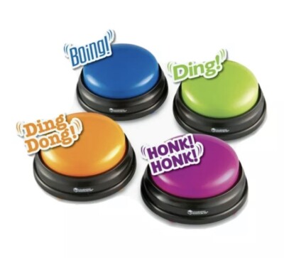 Learning Resources Answer Buzzers, Set of 4 Assorted Colors  display picture 1