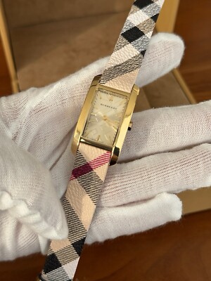 Burberry BU9509 The Pioneer Champagne Textured Dial Analog Fashion Women's Watch