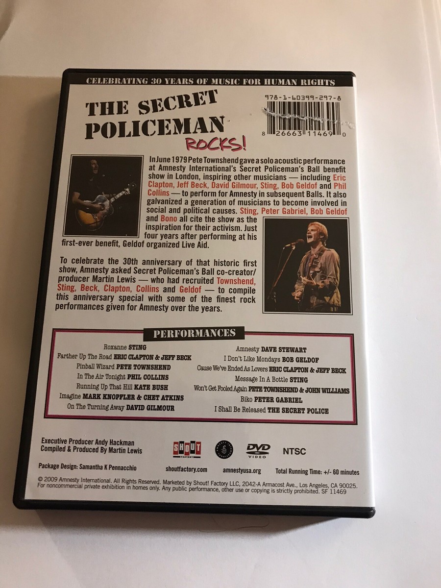 The Secret Policeman's Ball - Rocks - DVD - Pete Townshend/Sting