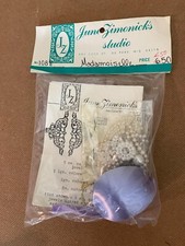Vintage June Zimonick's Beaded Christmas Ornament Kit "MADAMOISELLE"
