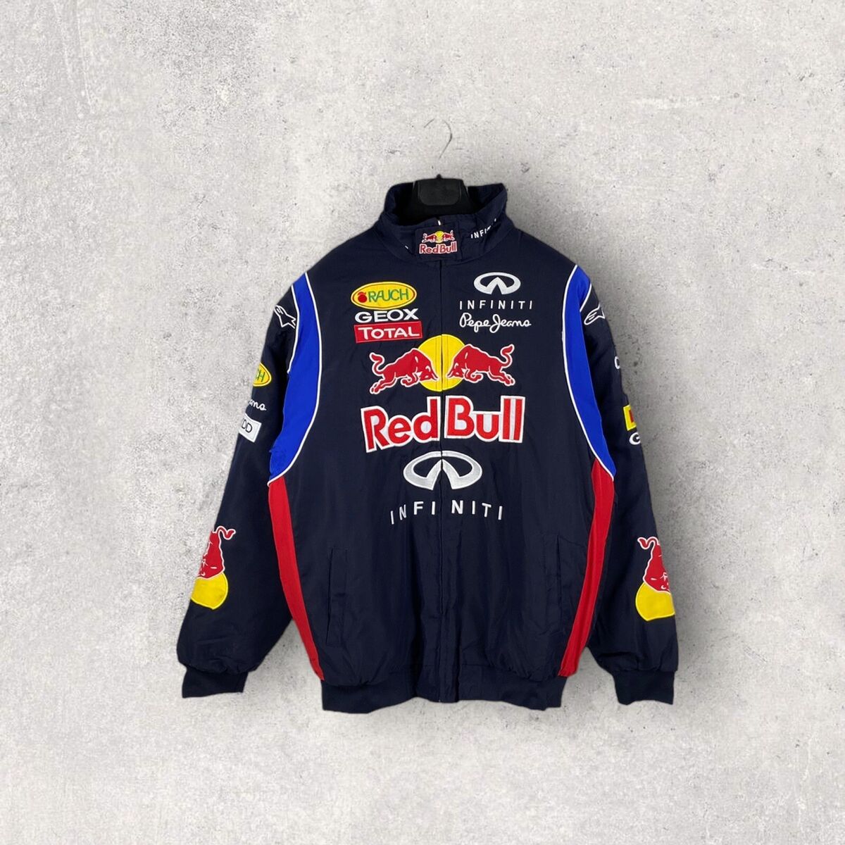Red Bull Infinity Racing Jacket Oversized Japan Style 90s Red Bull Infinity Racing Jacket Oversized Japan Style 90s