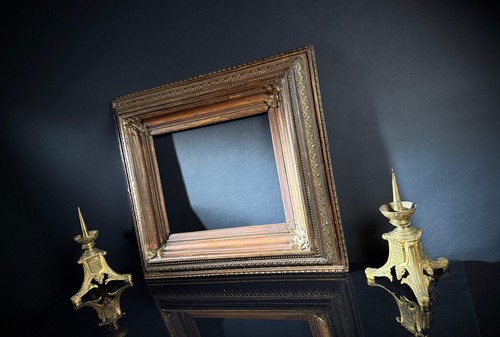 Large Antique Picture Frame (67x58cm) 19th Century Ornate Wall Decor / Ornate Wa - Picture 11 of 12