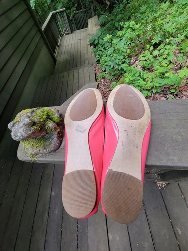 Witchery PINK Leather Ballet Flats 7.5 - Picture 6 of 6