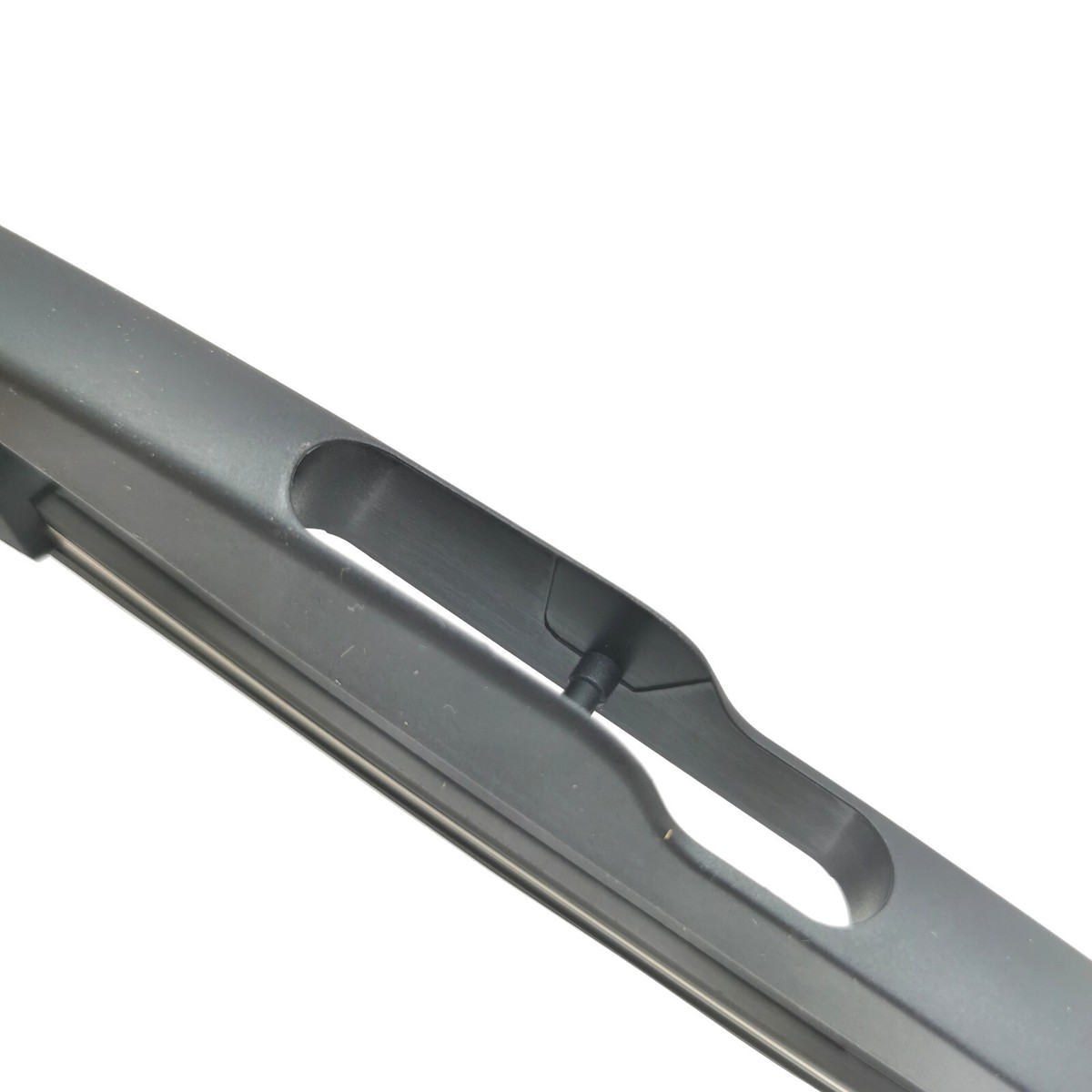 Dirty Rear Back Car Window and Windshield Wiper Blade Stock Image