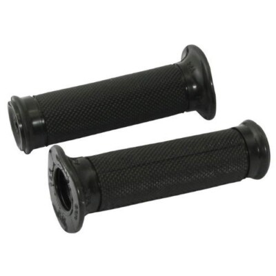 Open Box Bike-It Black Rippled 7/8 Motorcycle Handlebar Grips