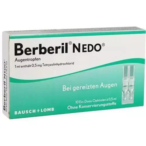 DR. GERHARD MANN BERBERIL N EDO Augentropfen 10X0.5 ml PZN 255510