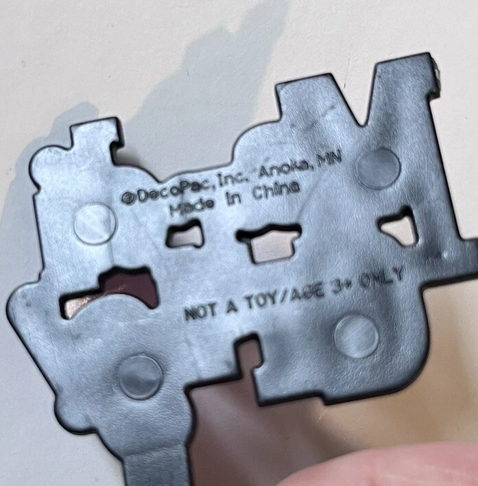 Decopac Surtido Mardi Gras Cupcake Toppers 195 Fotos Nuevo Lámina Verde Púrpura Verde Azulado Foto 4 de 4